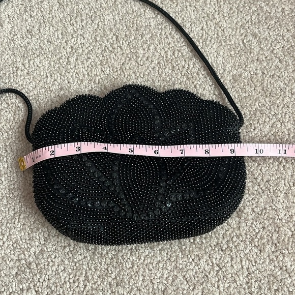 “Black-Sequined Bag” - Picture 2 of 6